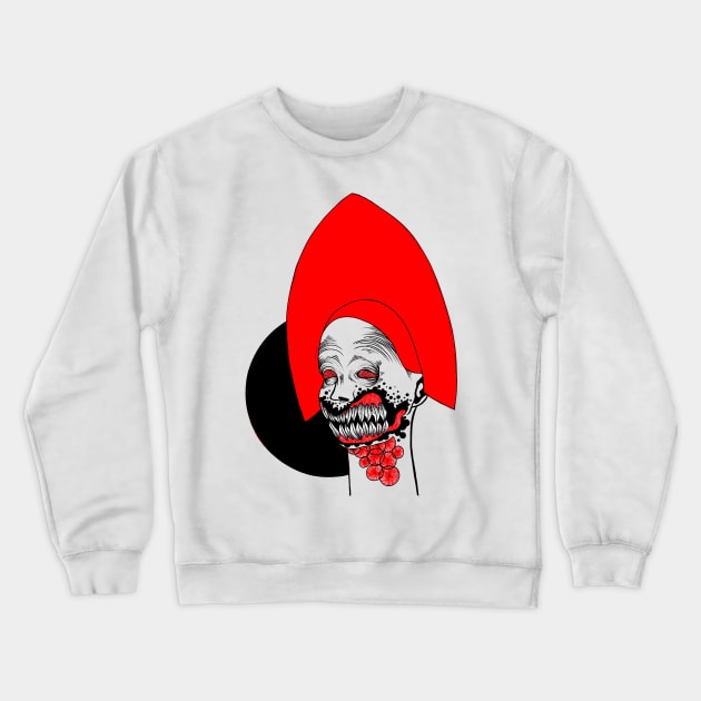 Hungry Crewneck Sweatshirt by FUN ART